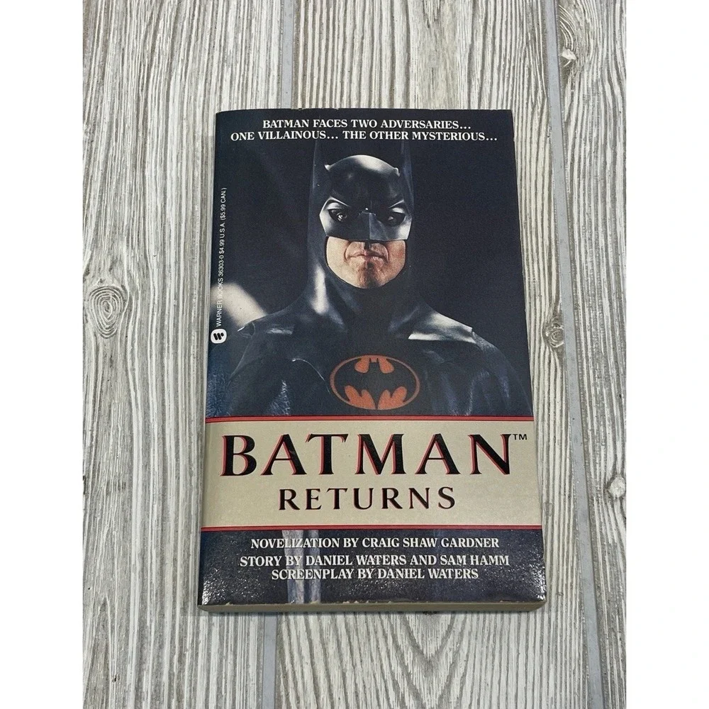 Batman Returns Movie Tie-In Book 1st WB Printing July 1992 Craig Shaw Gardner